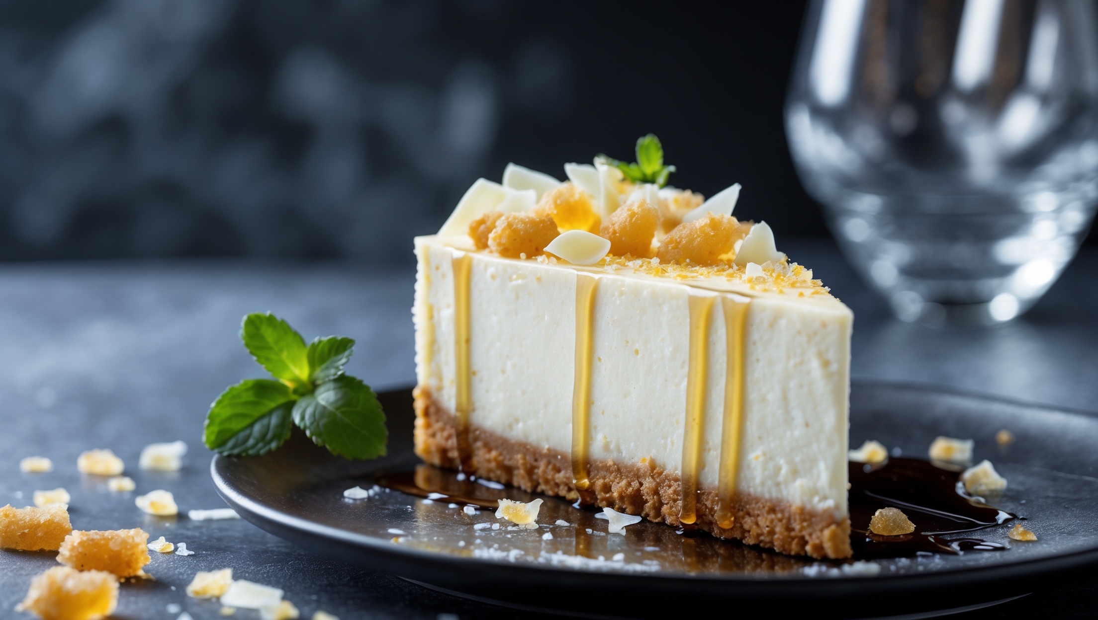 Ginger White Chocolate Cheesecake Recipe