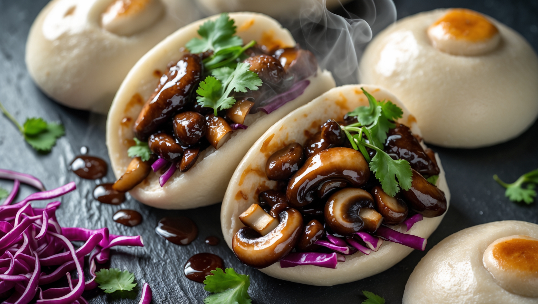 Mushroom Hirata Bun Recipe