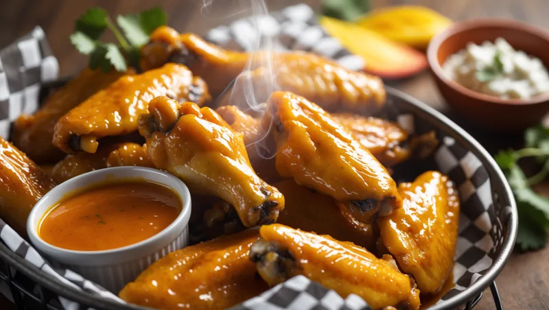 Mango Habanero Wings — copycat Wingstop recipe