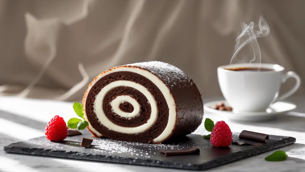 Chocolate Swiss Roll Recipe