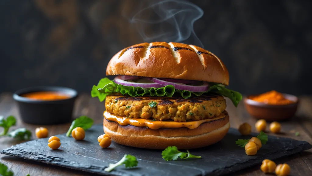 Spiced Chickpea Burger Recipe
