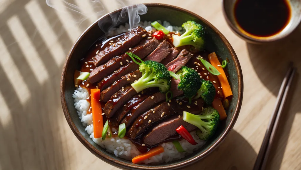 Beef Teriyaki Donburi Recipe