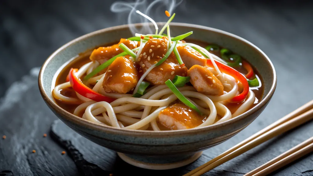 Ginger Chicken Udon Recipe