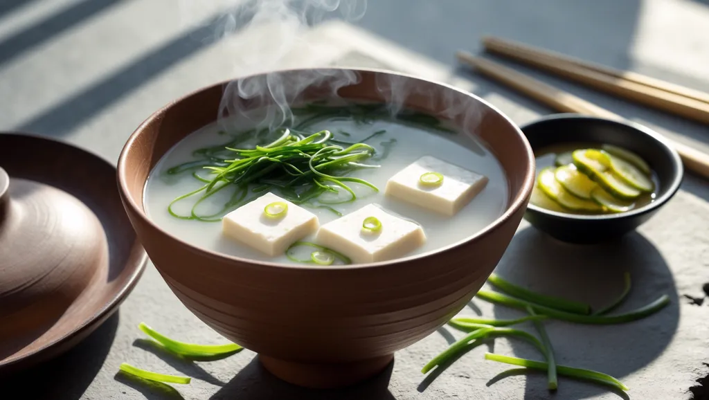 Miso Soup with Pickles Recipe