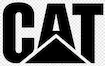 CAT company logo with bold black letters and a yellow triangle under the A.