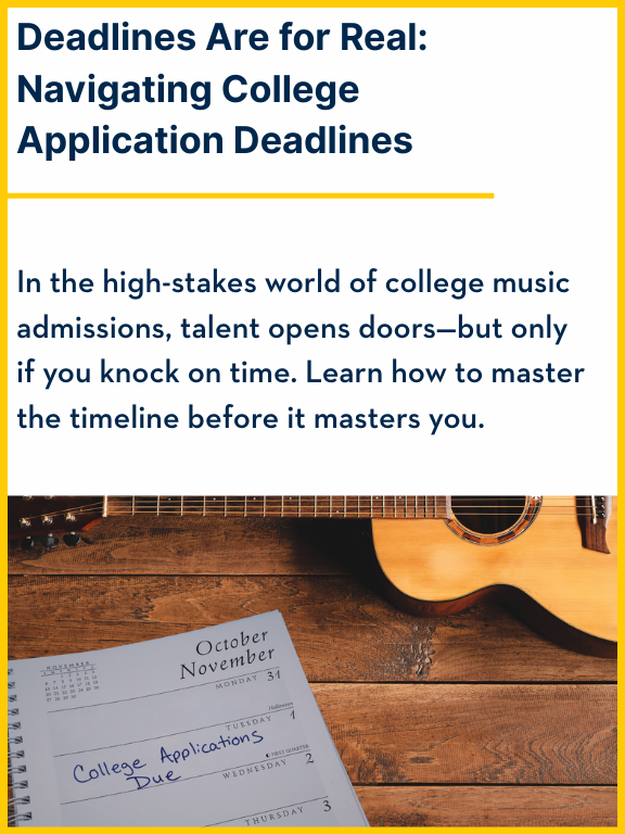 Deadlines Are for Real: Navigating College Application Deadlines