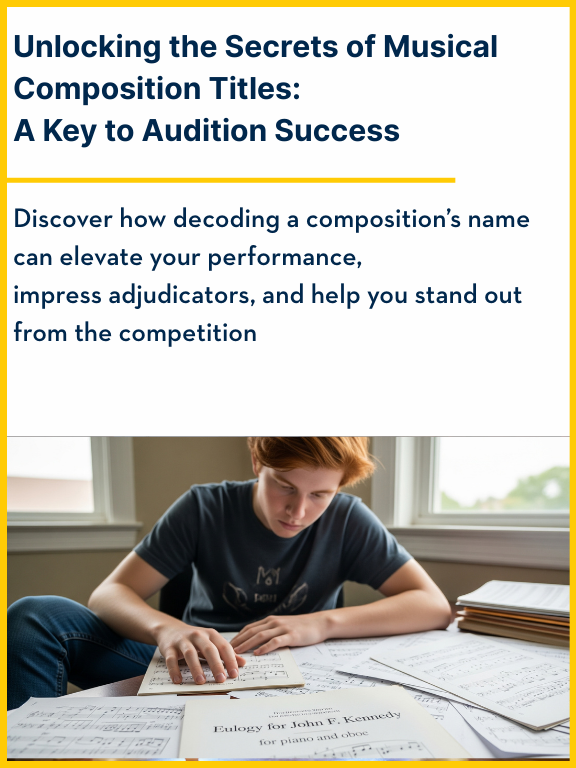 Unlocking the Secrets of Musical Composition Titles: A Key to Audition Success