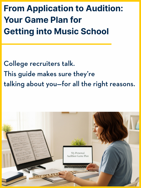 From Application to Audition: Your Game Plan for Getting into Music School