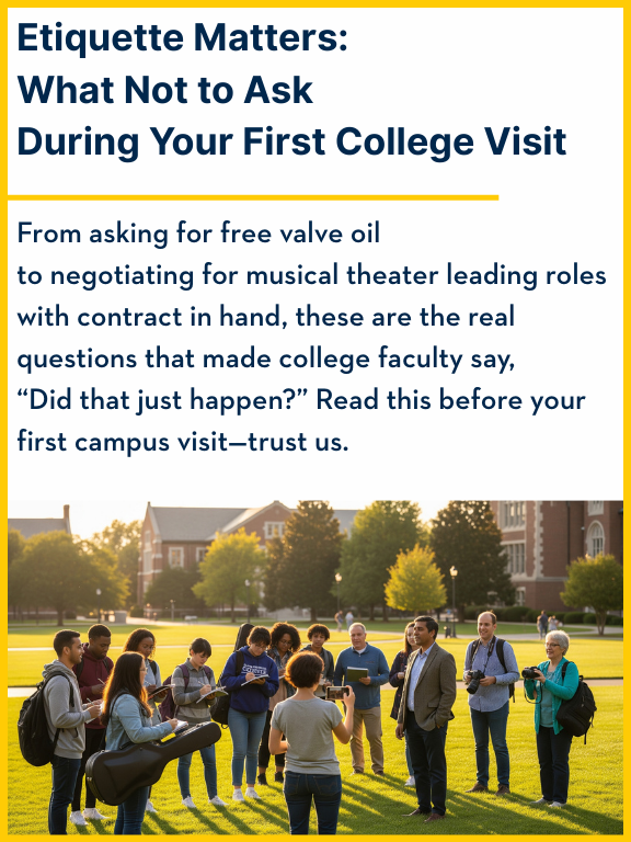 Etiquette Matters: What Not to Ask During Your First College Visit