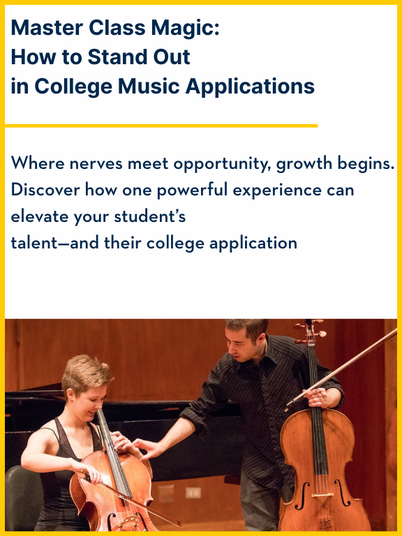 Master Class Magic: How to Stand Out in College Music Applications