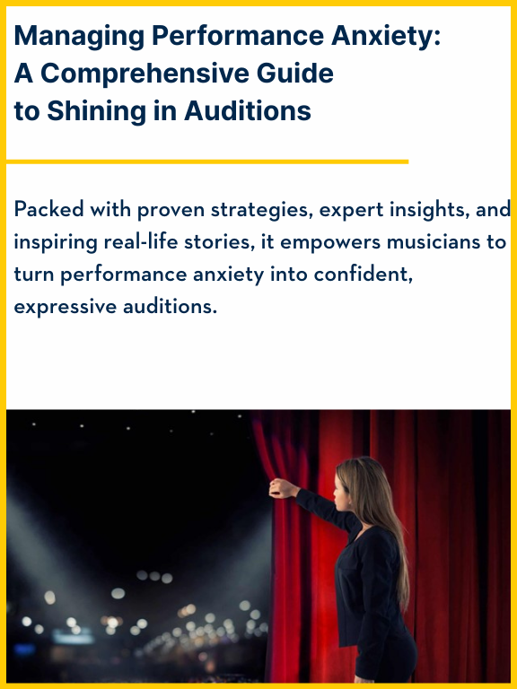 Managing Performance Anxiety: A Comprehensive Guide to Shining in Auditions
