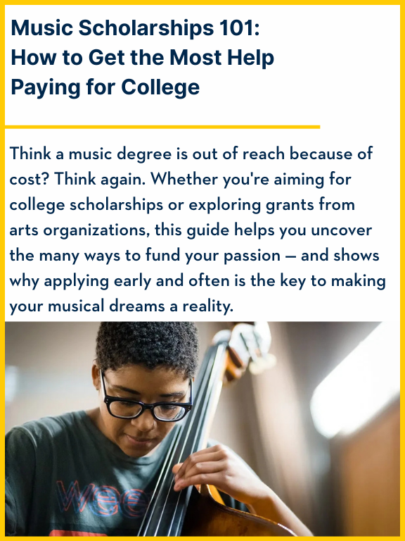 Music Scholarships 101: How to Get the Most Help Paying for College