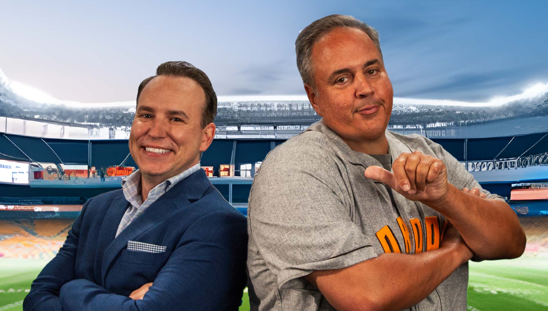 Steve Rosa and Joe Kayata hosts of the Brand Slam podcast.