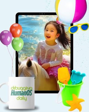 AI-generated fantasy artwork using Midjourney — a girl rides a unicorn through a vibrant magical forest.”