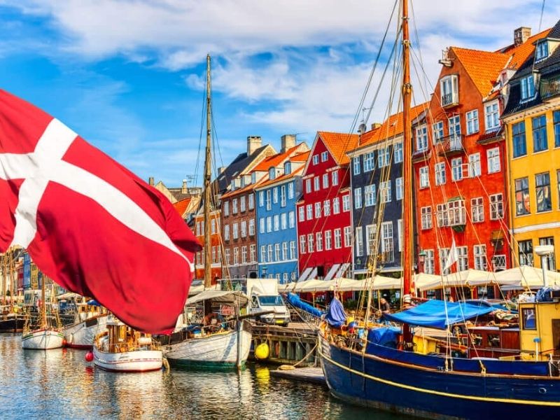 Graphic of Denmark's school screen ban policy that protect kids growth