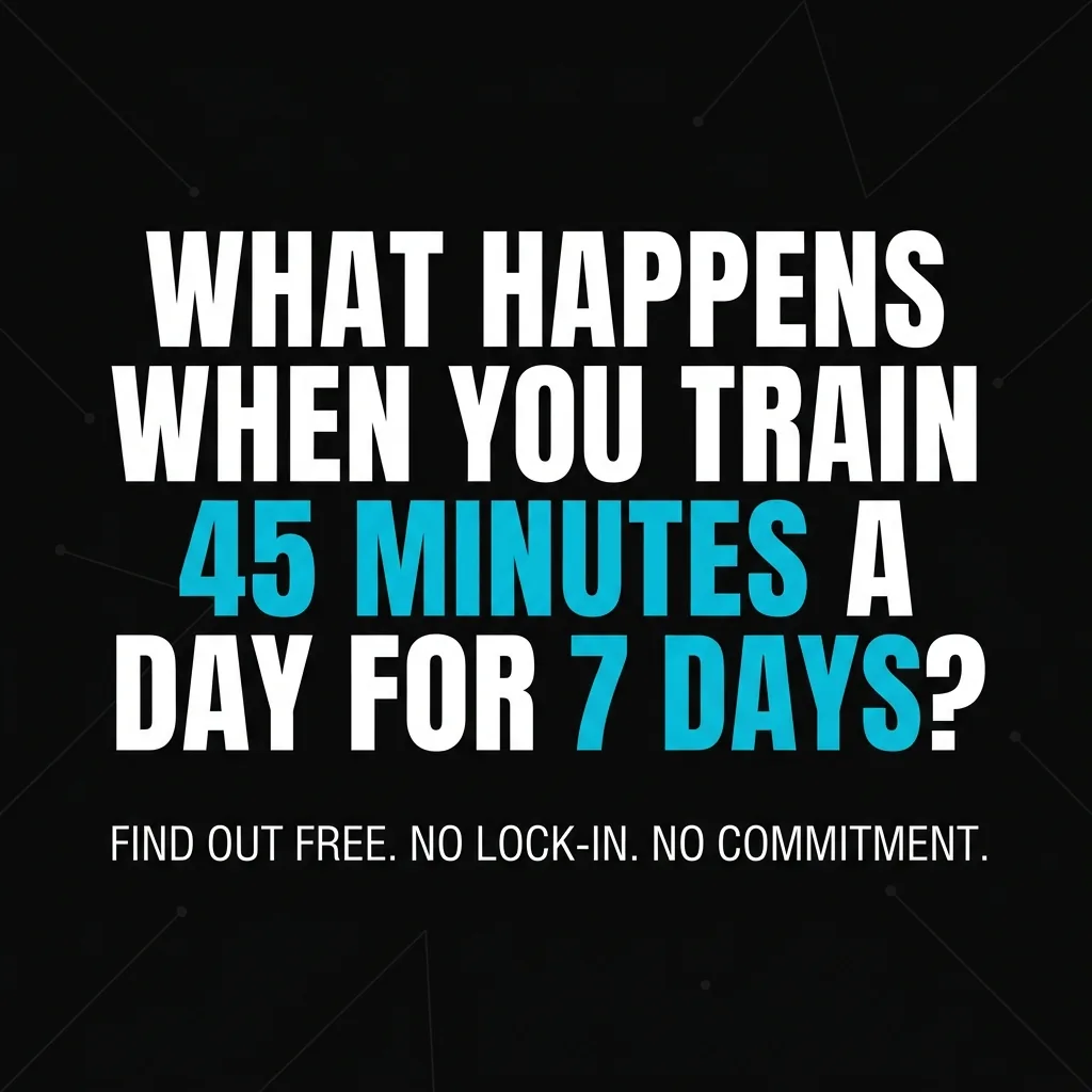 Static ad, 45 minutes a day for 7 days