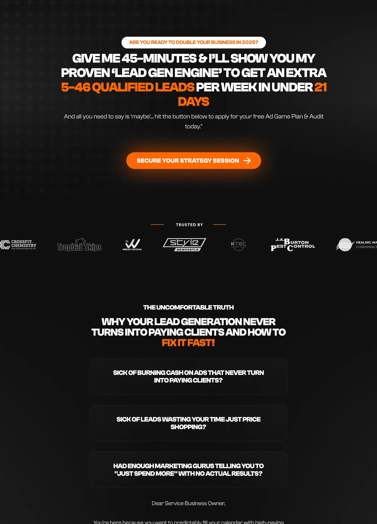 Xcelerate Digital Systems landing page