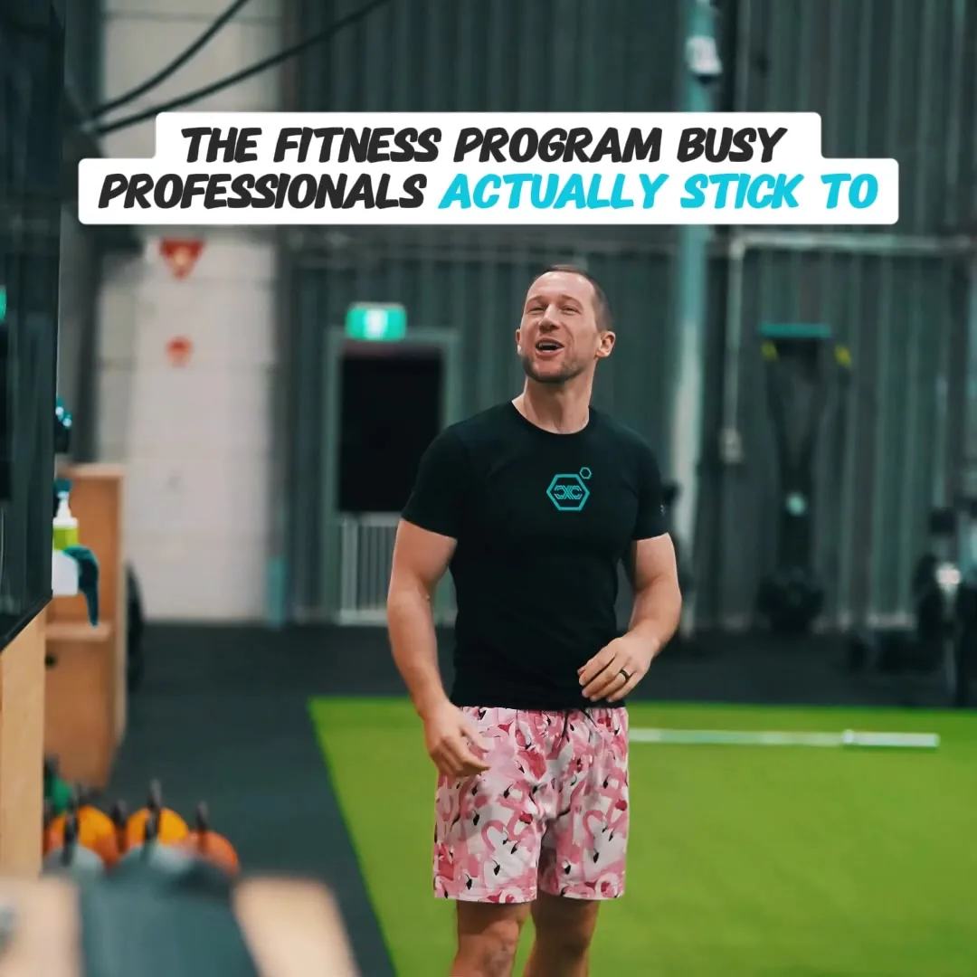 Video ad, the fitness program busy professionals actually stick to