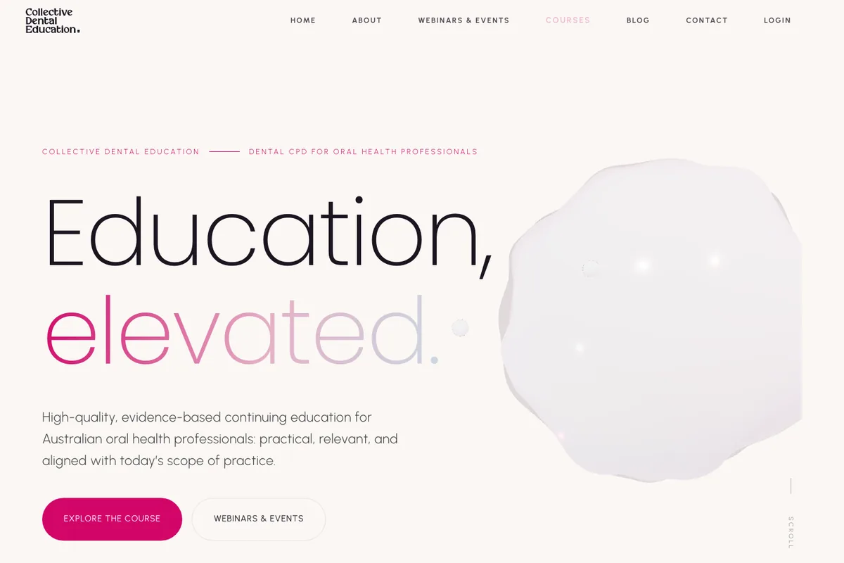 Collective Dental Education website