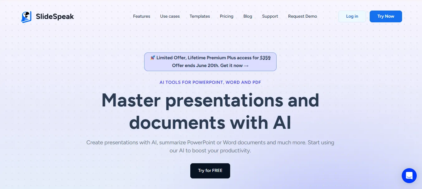 SlideSpeak AI