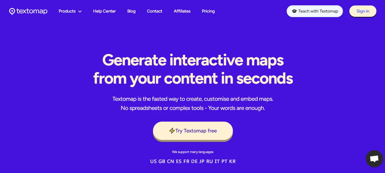 Textomap