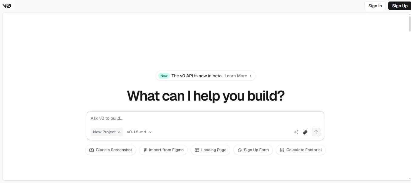 v0.dev by Vercel Labs