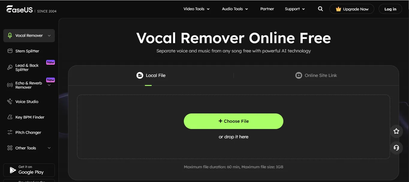 EaseUS Vocal Remover
