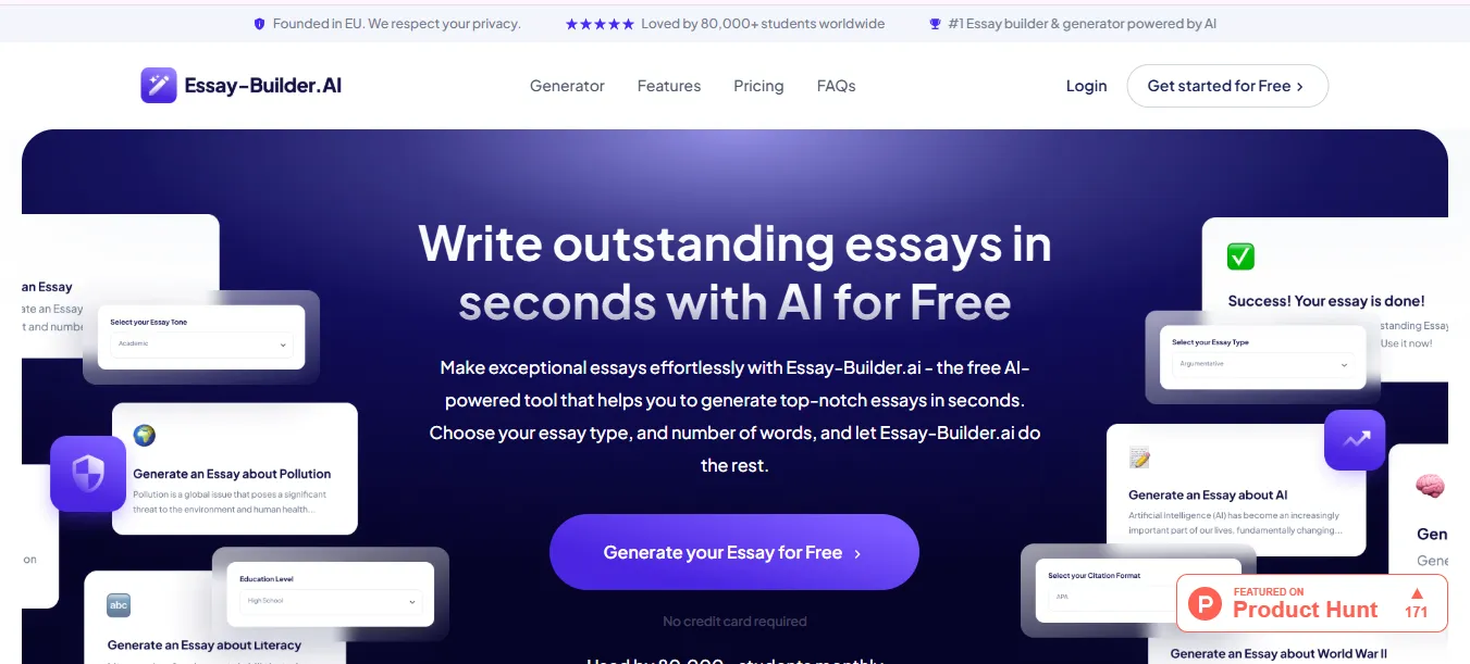 Essay Builder AI