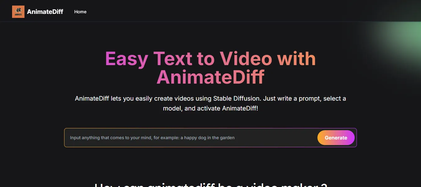AnimateDiff