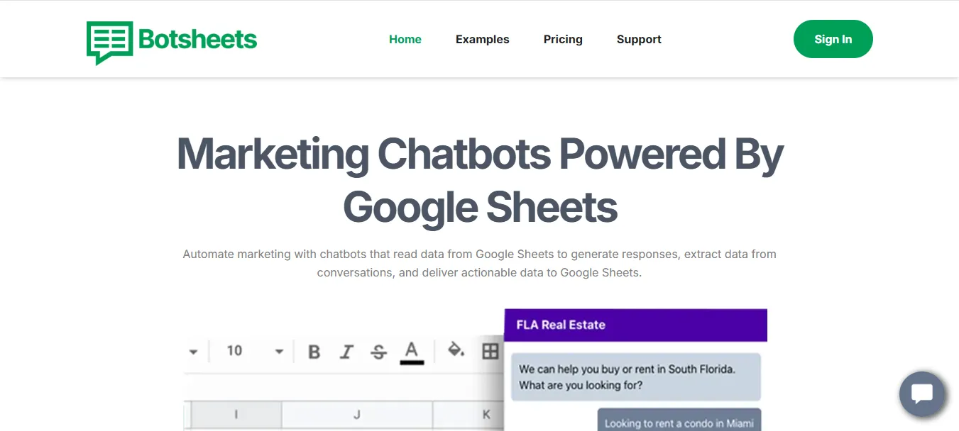 BotSheets