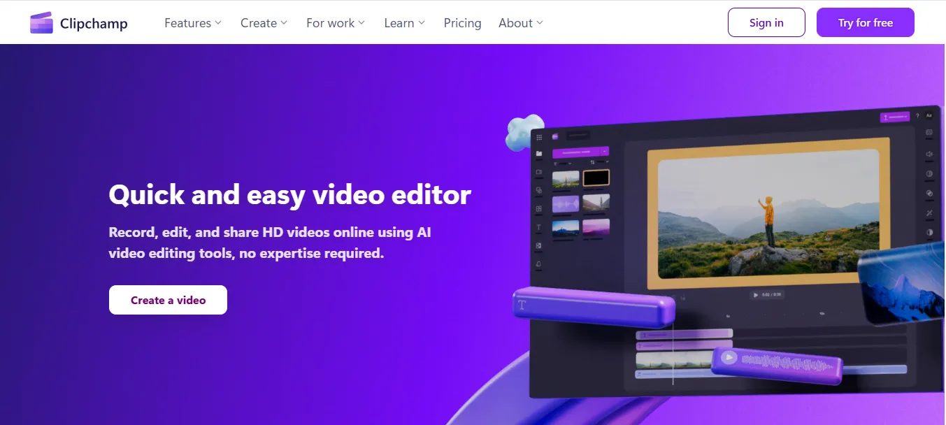 ClipChamp by Microsoft