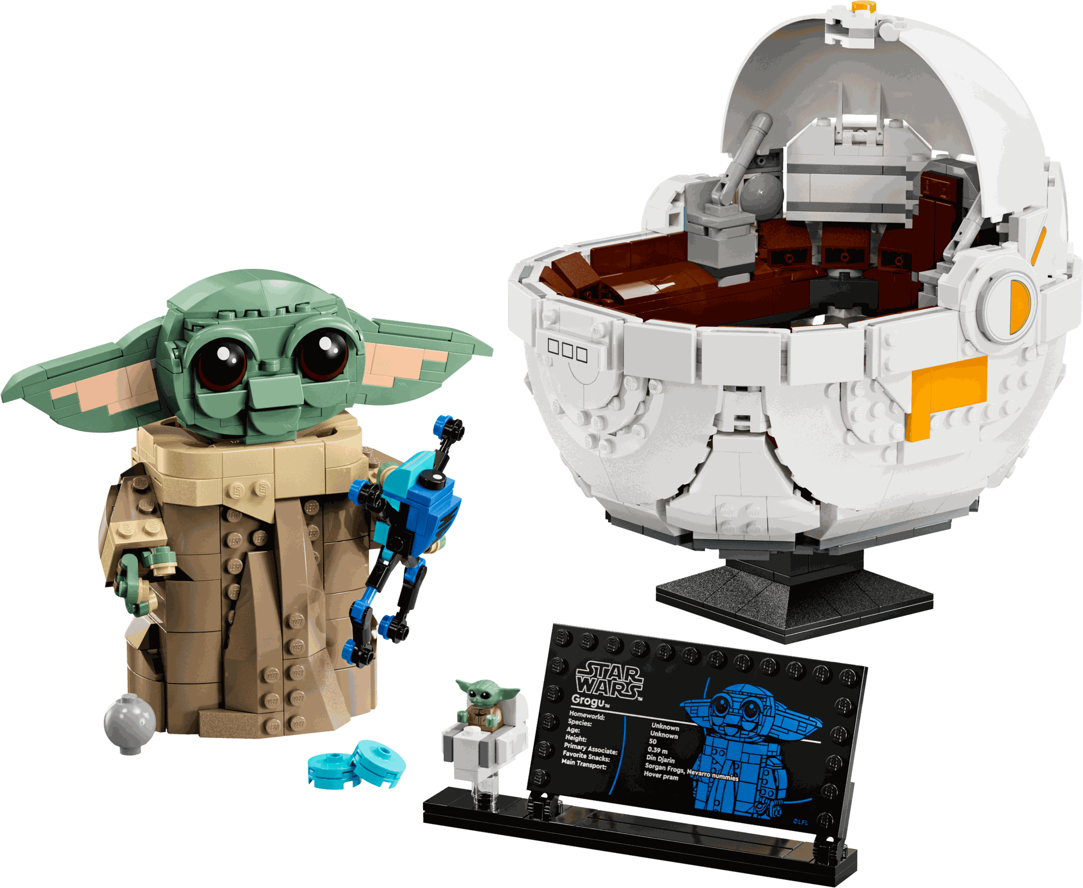 Grogu™ with Hover Pram