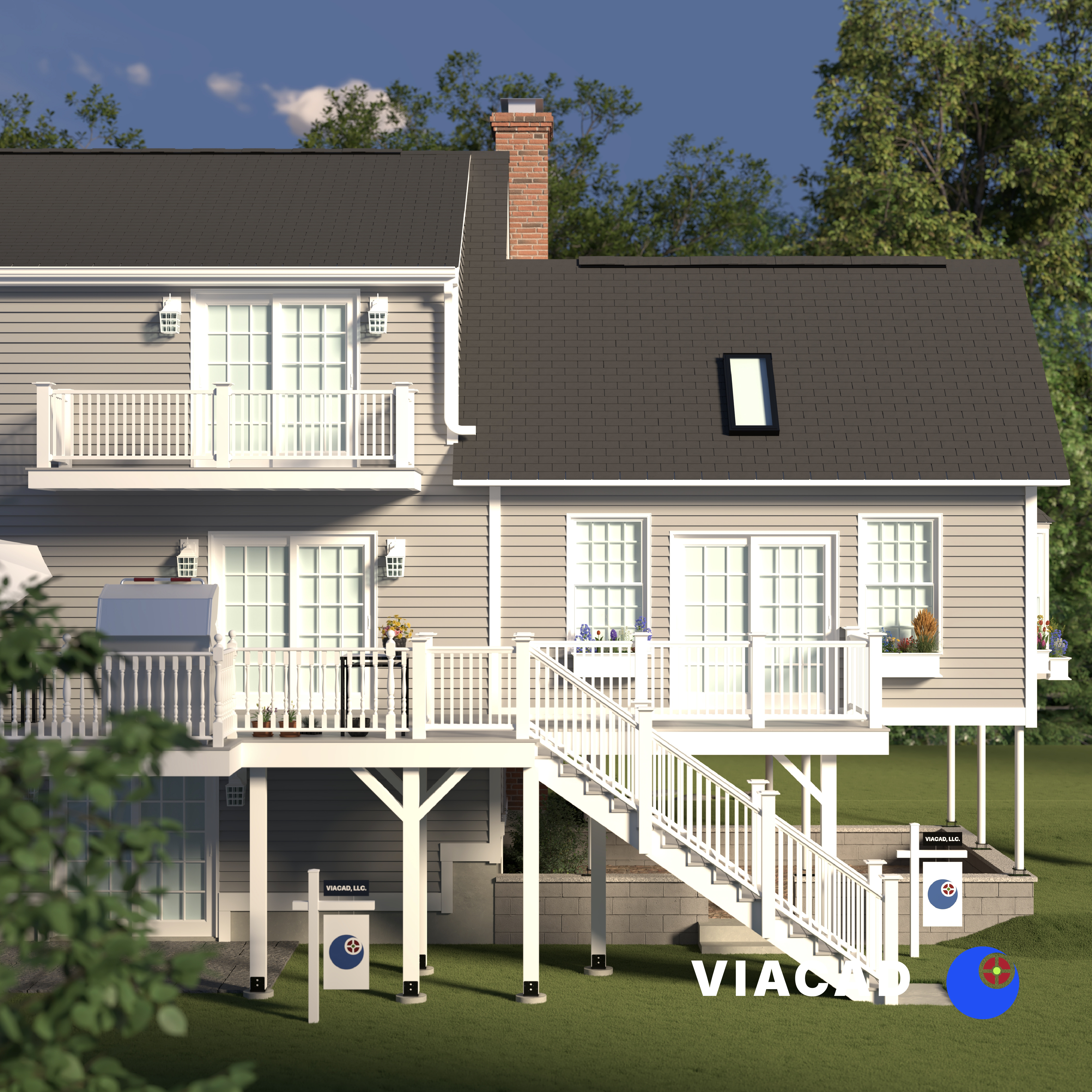 Sunroom Addition Design & Plans by VIACAD, LLC