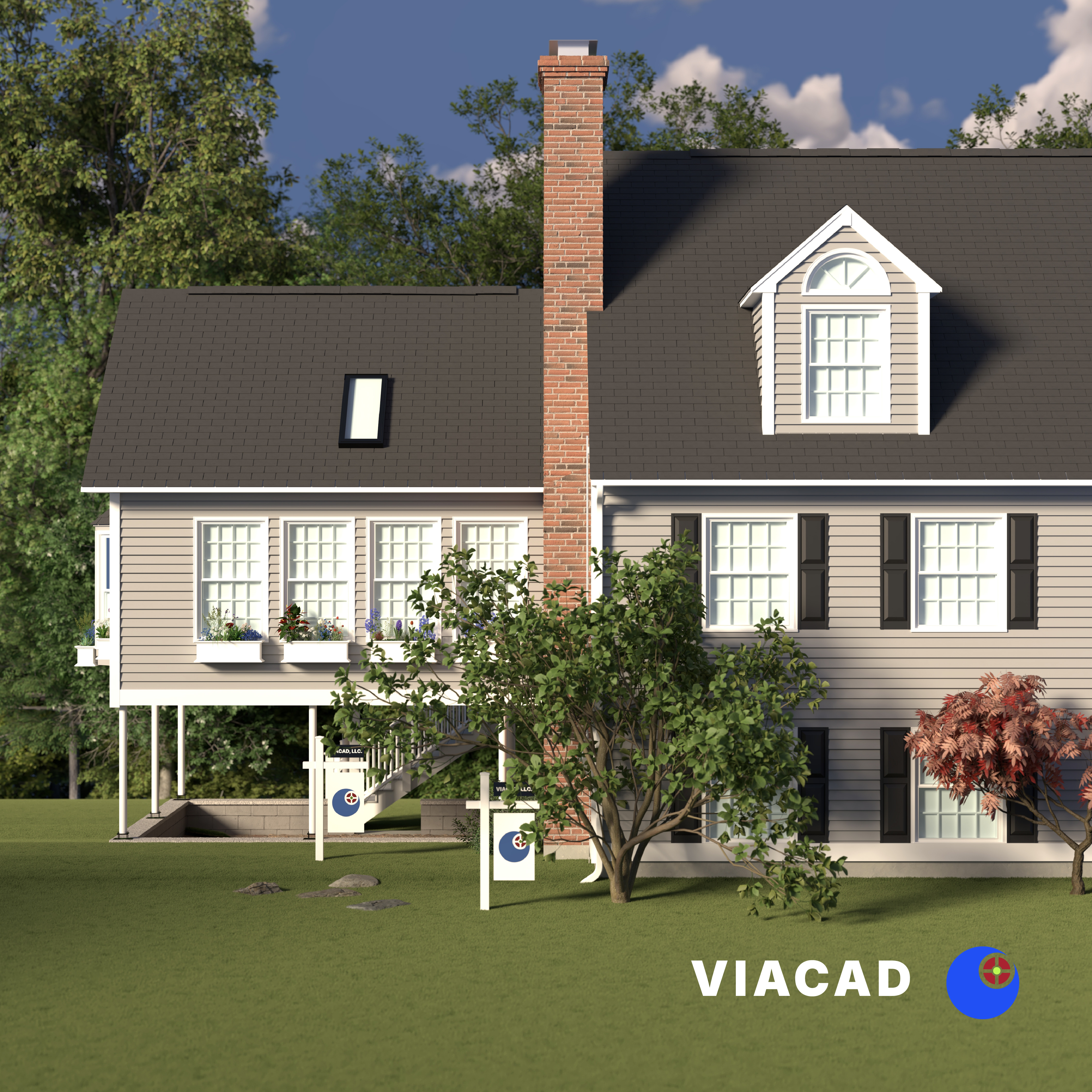 Sunroom Addition Design & Plans by VIACAD, LLC