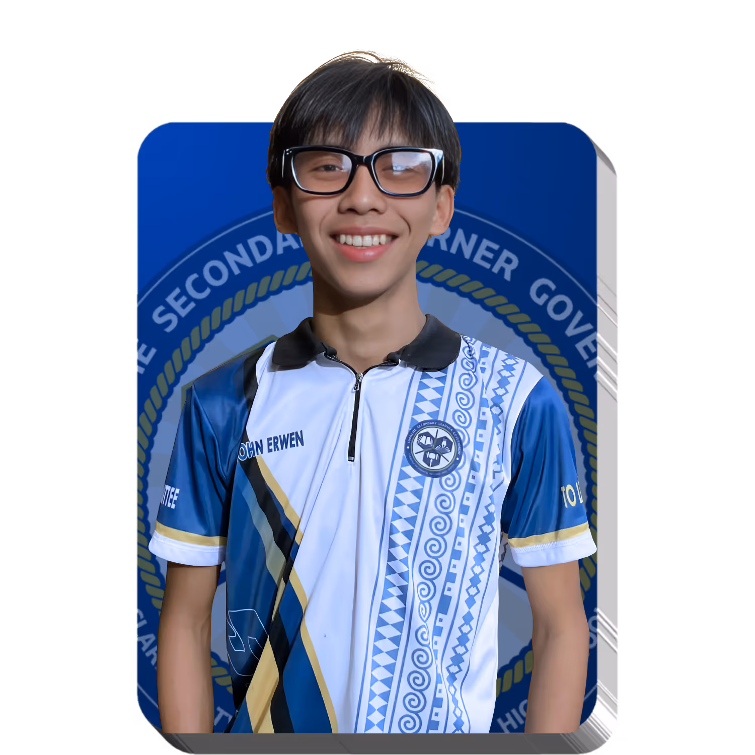 The Clarence Ty Pimentel National High School (CTPNHS) Supreme Secondary Learner Government (SSLG) Vice President for the school year 2025-2026 is John Erwen Salinas.