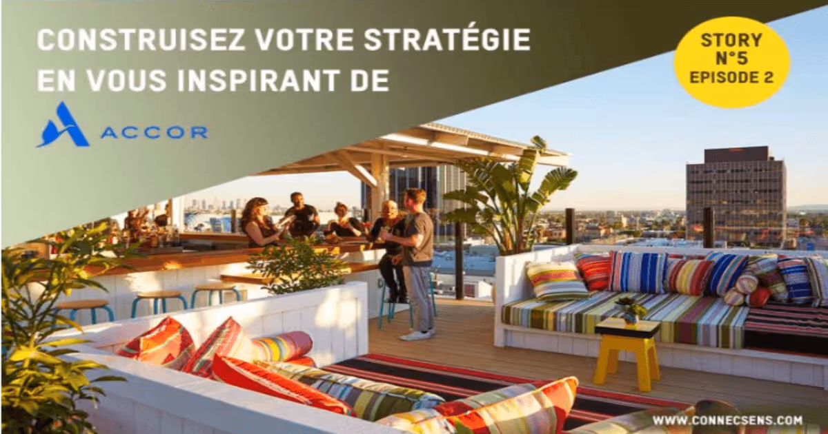 Photo illustrant la stratégie d’entreprise d’Accor, symbole de convivialité, leadership et vision partagée. Un modèle inspirant pour vos projets.