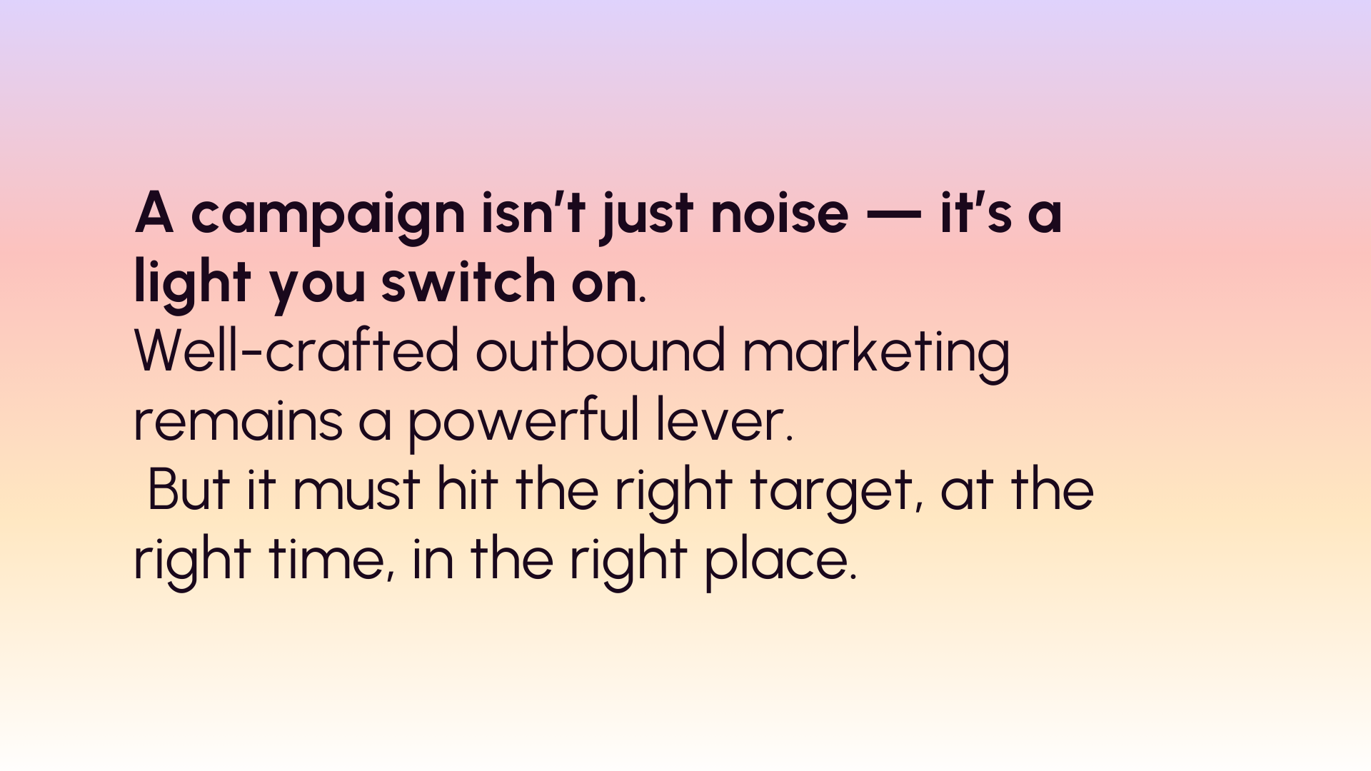 Advertising campaign