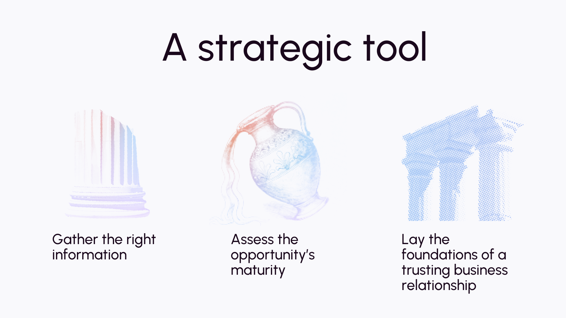 The discovery plan: a strategic tool