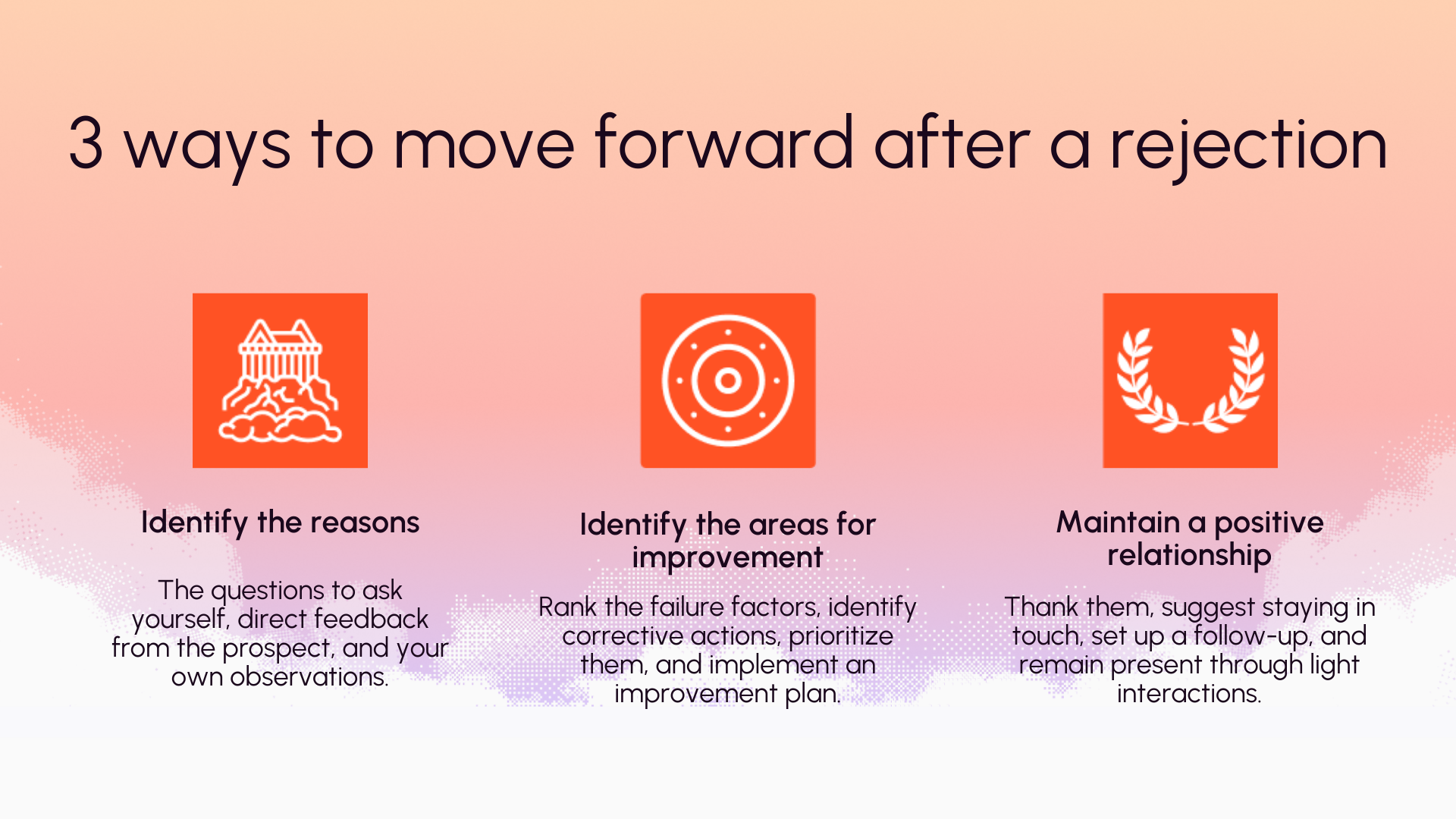 3 ways to make progress after a failed closing