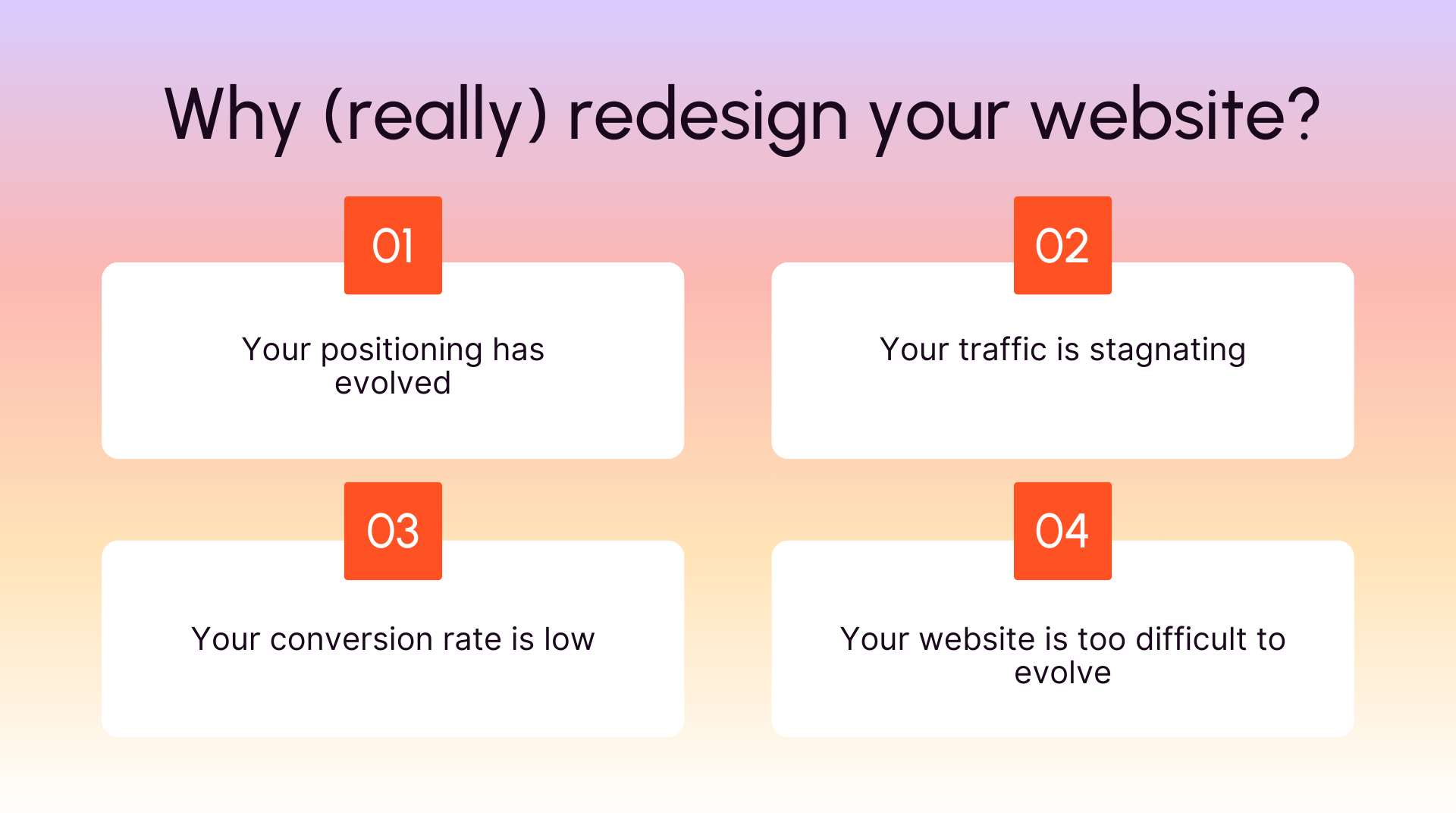 Why redo your site
