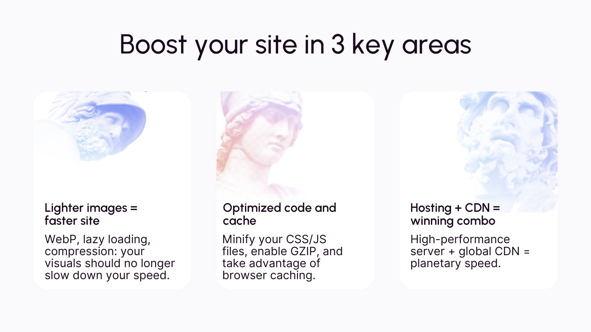 Site performance advices