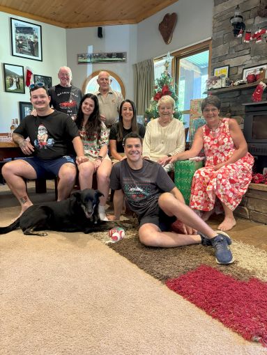 The Thomas family, owners of Harrietville Cabins, long‑time locals with over 40 years in the area