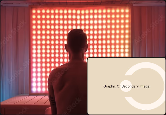 a man in the steam room