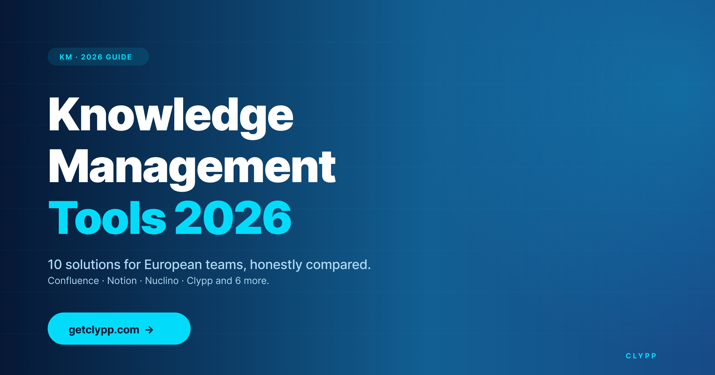 Knowledge Management Tools 2026 - Clypp