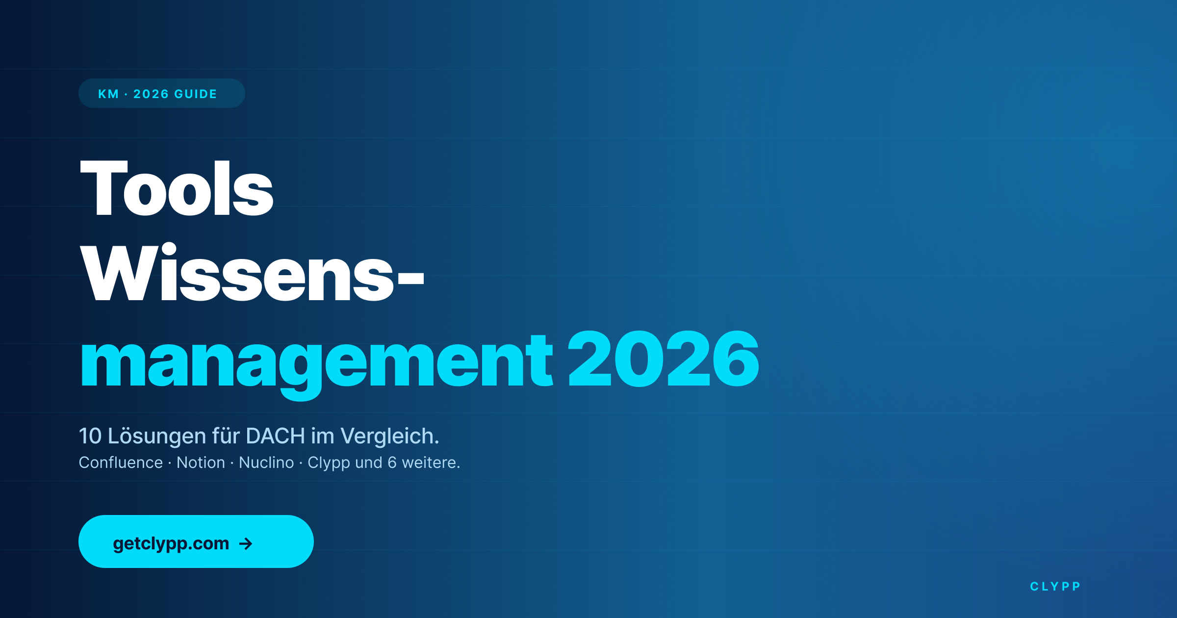 Tools Wissensmanagement 2026 - Clypp