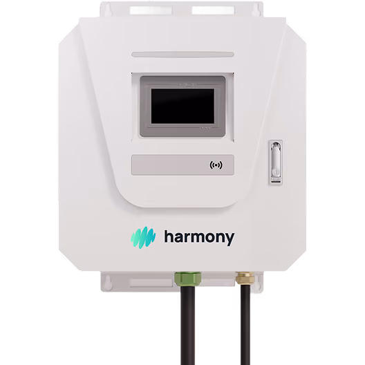 Exicom Harmony EV charger front view.
