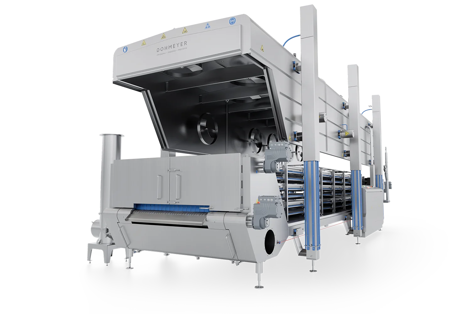 Dohmeyer Trideck Tunnel opened up, top-lifted