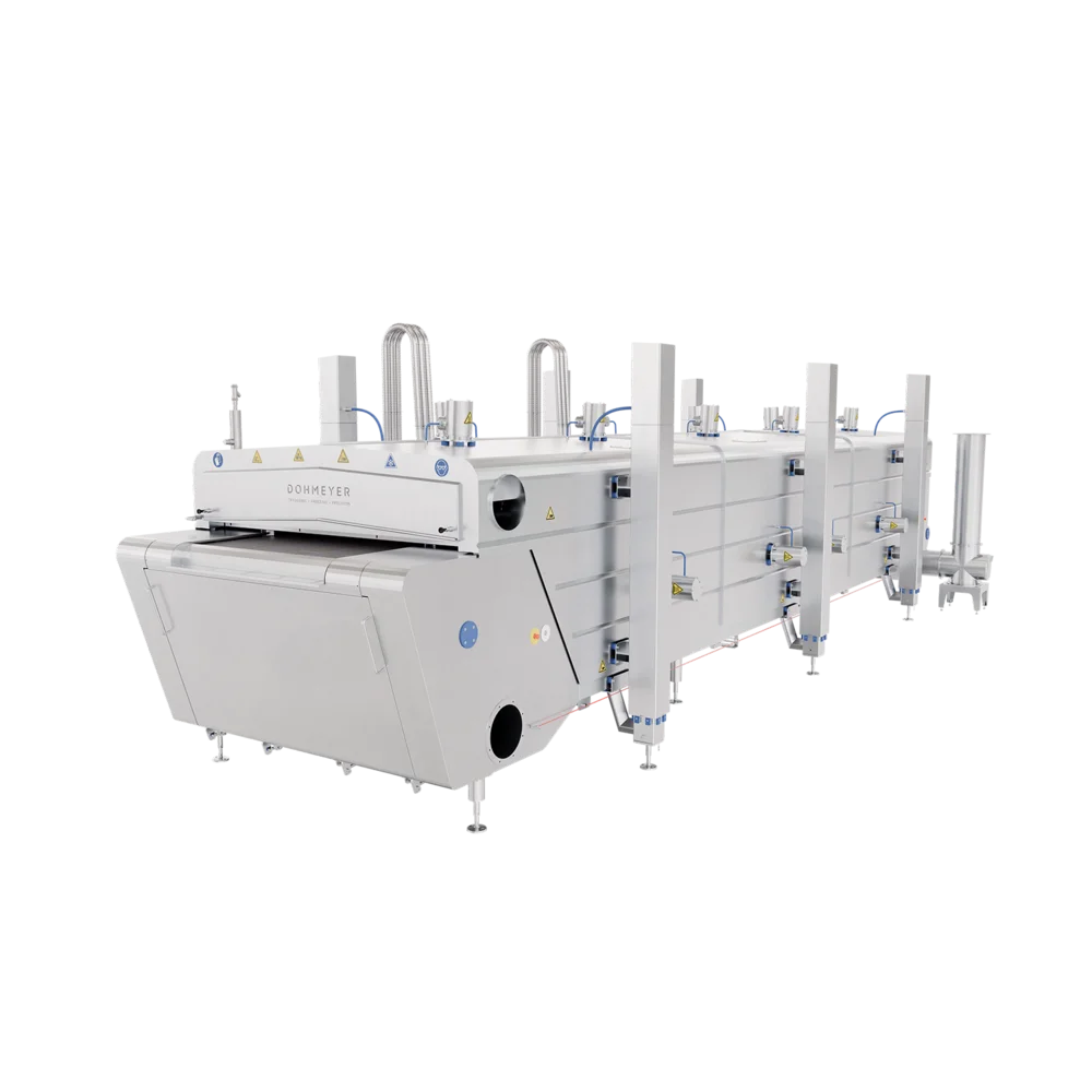 Dohmeyer Trideck Tunnel for IQF freezing in food industry