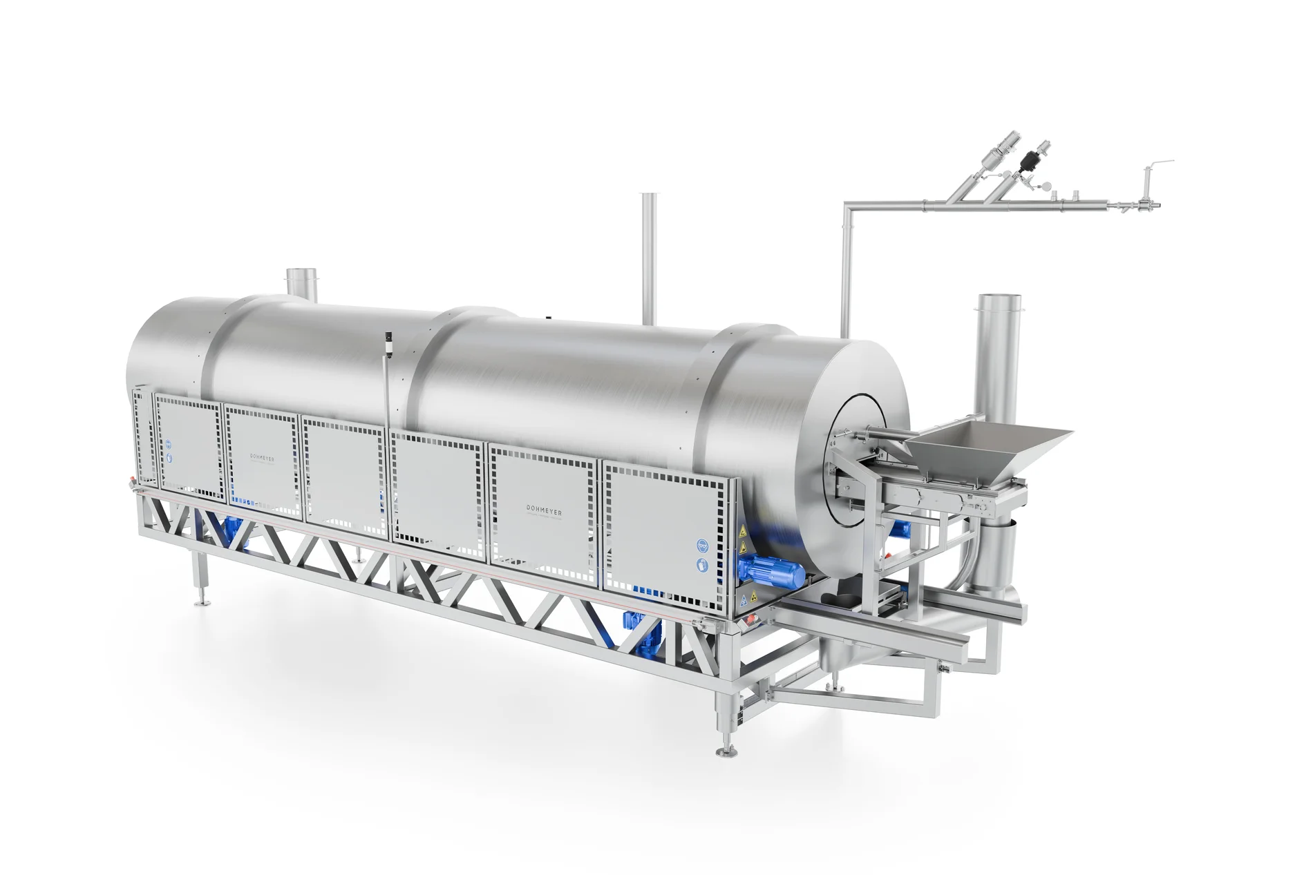 Side view of Dohmeyer's Cryo Roll for food industries