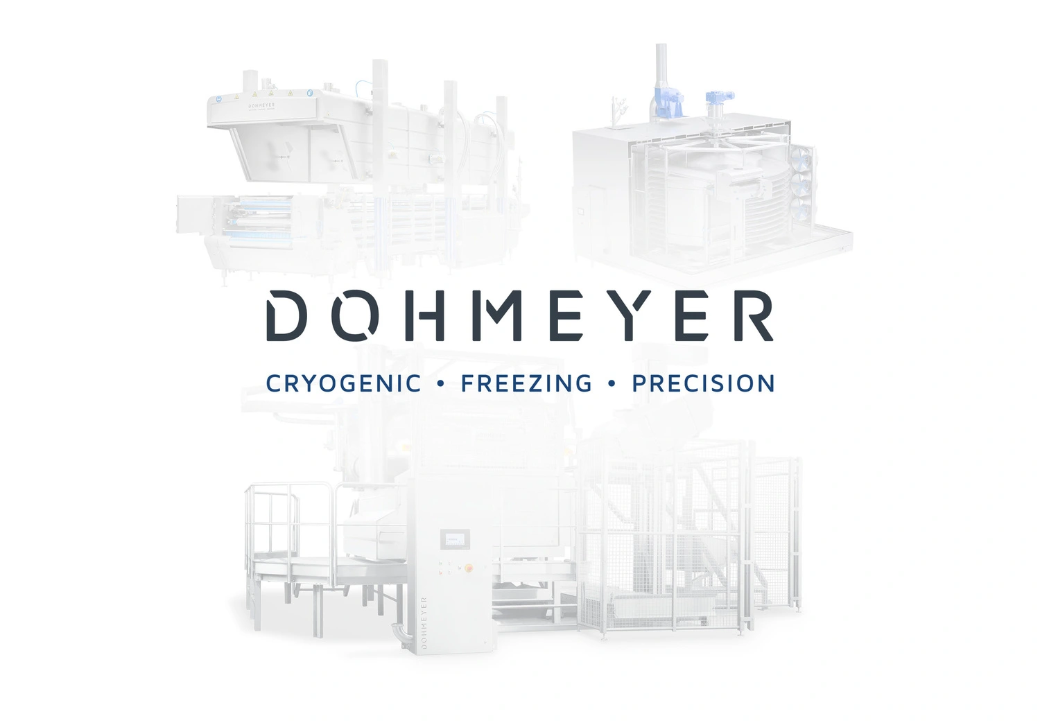 Showcase of different cryogenic freezing equipment from Dohmeyer.
